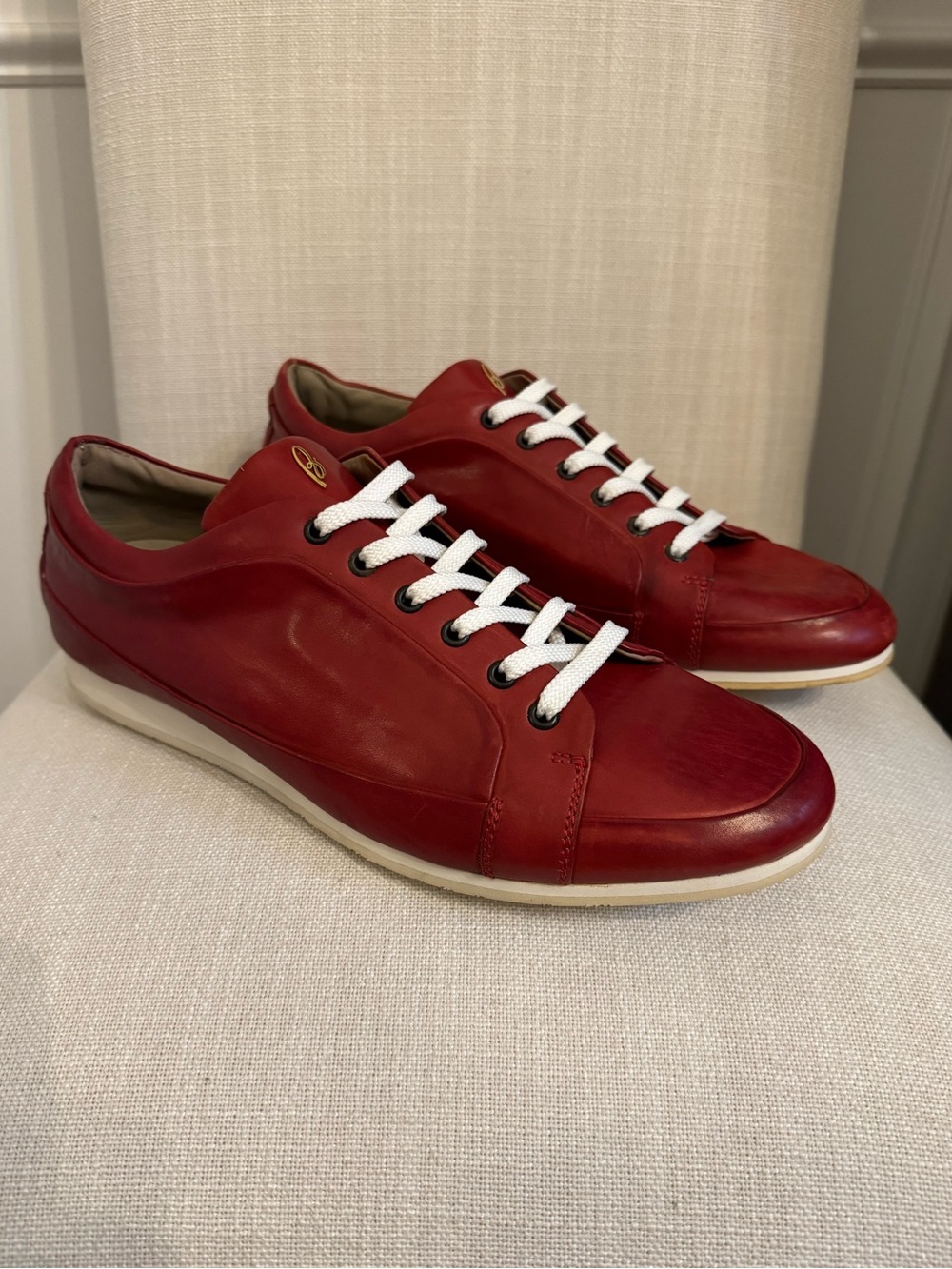 BRIONI Satin Calf Leather Sneakers US 13 (Eu 46) Sneakers